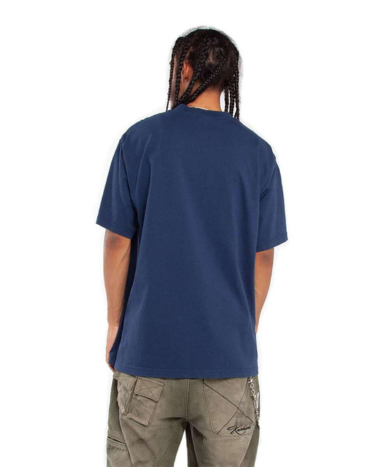 Shaka Wear SHGD - Camiseta de cuello redondo teñida en prenda