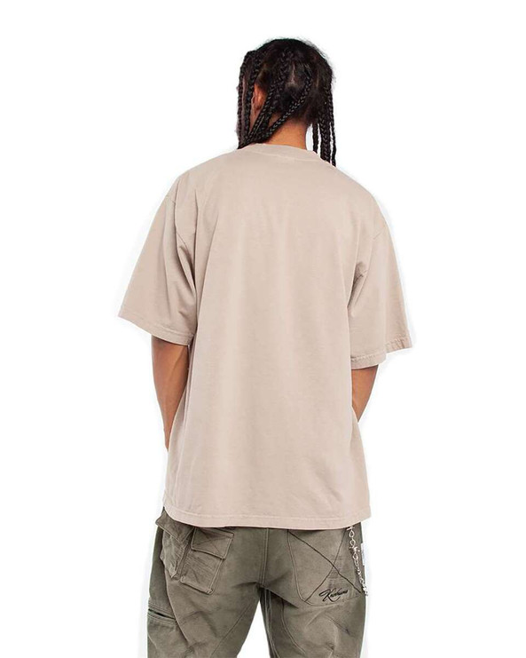 Shaka Wear SHGD - Camiseta de cuello redondo teñida en prenda