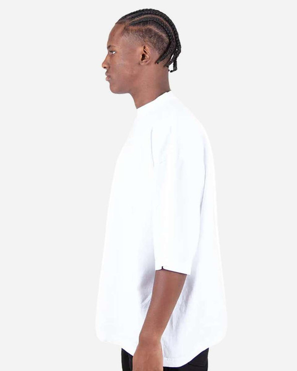 Shaka Wear SHGDD - Camiseta con hombros caídos teñida en prenda