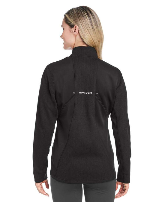 Spyder S18092 - Jersey de mujer Constant Canyon Quarter-Zip Pullover
