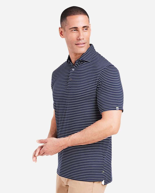 TASC Performance Inc TM546Y - Cloud Lightweight Polo Brookline Stripe