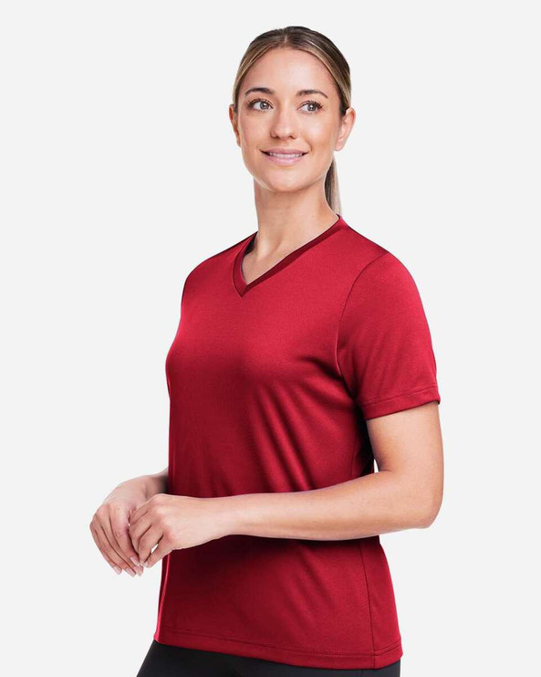 Team 365 TT15W - Camiseta de malla Zone Performance para mujer
