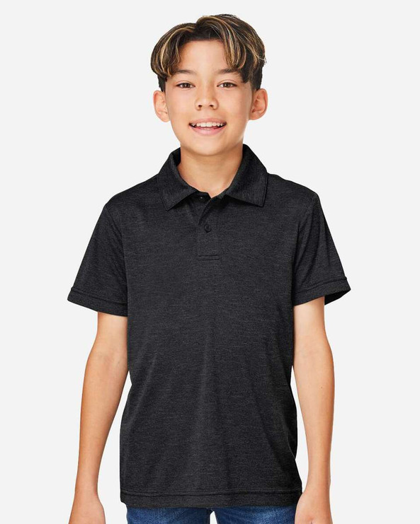 Team 365 TT51HY - Polo de alto rendimiento Youth Zone Sonic Heather