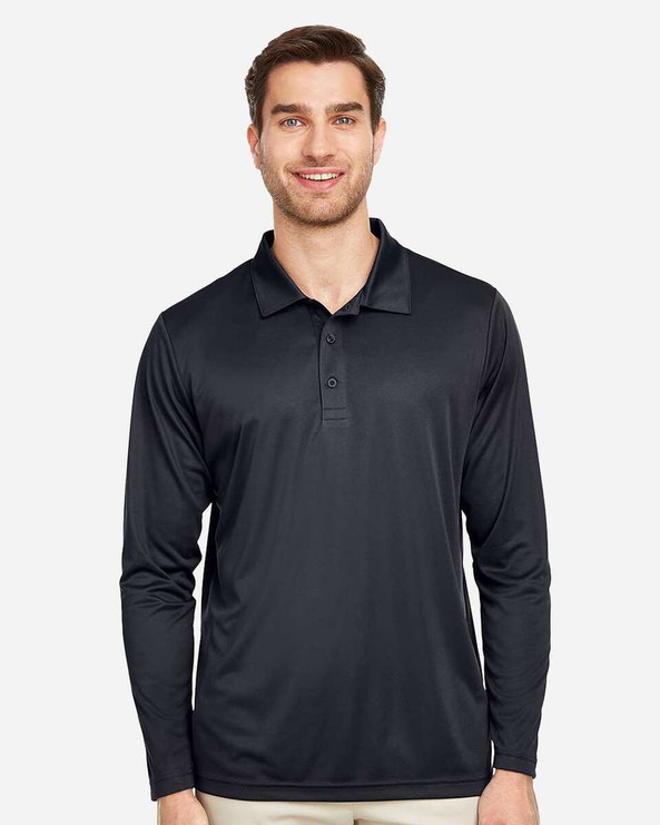 Team 365 TT51L - Men's Zone Performance Long Sleeve Polo