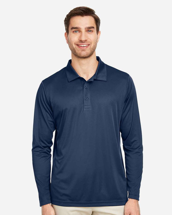 Team 365 TT51L - Men's Zone Performance Long Sleeve Polo