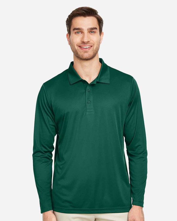 Team 365 TT51L - Men's Zone Performance Long Sleeve Polo