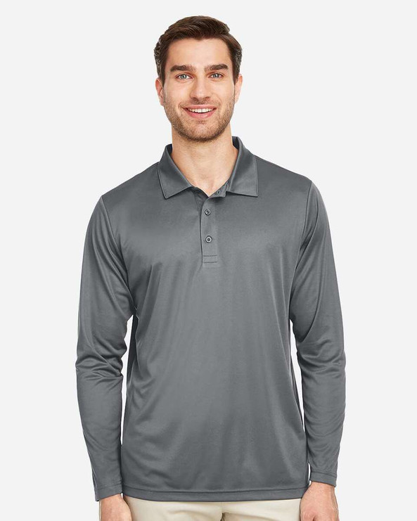Team 365 TT51L - Men's Zone Performance Long Sleeve Polo