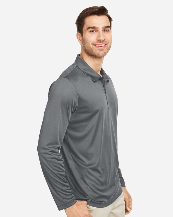 Team 365 TT51L - Men's Zone Performance Long Sleeve Polo