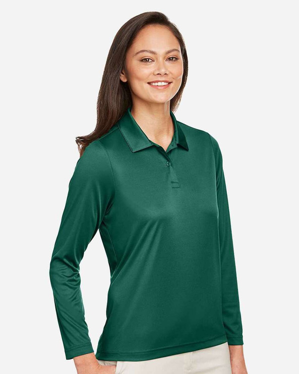 Team 365 TT51LW - Women's Zone Performance Long Sleeve Polo