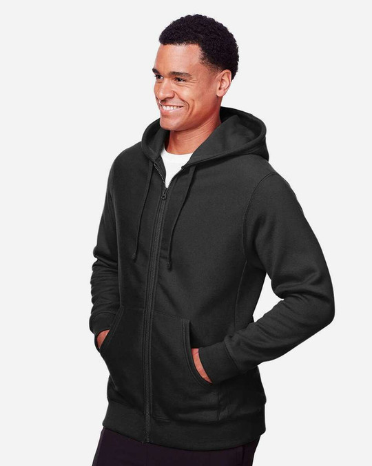 Team 365 TT95 - Sudadera unisex Zone HydroSport™ Heavyweight con capucha y cremallera completa