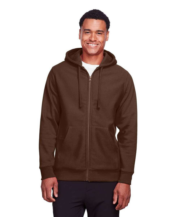 Team 365 TT95 - Sudadera unisex Zone HydroSport™ Heavyweight con capucha y cremallera completa