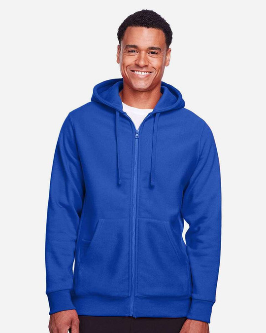 Team 365 TT95 - Sudadera unisex Zone HydroSport™ Heavyweight con capucha y cremallera completa