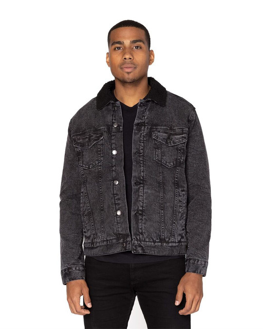 Threadfast 372J - Chaqueta vaquera con forro de sherpa