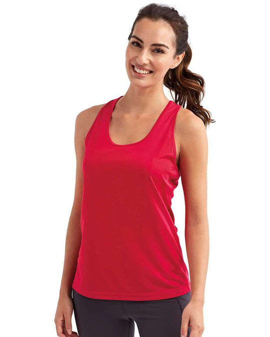 TriDri TD042 - Camiseta de tirantes Venus con espalda anudada para mujer