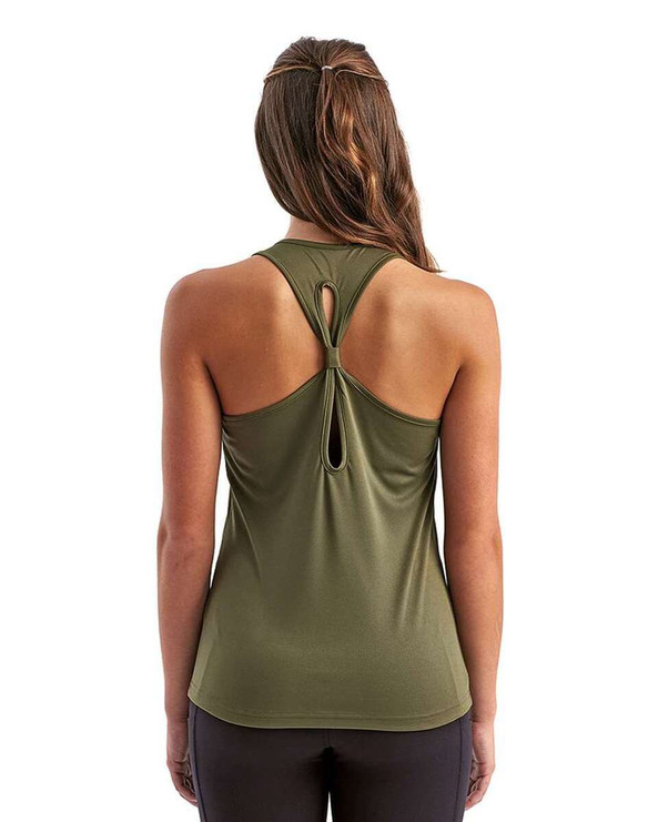 TriDri TD042 - Camiseta de tirantes Venus con espalda anudada para mujer