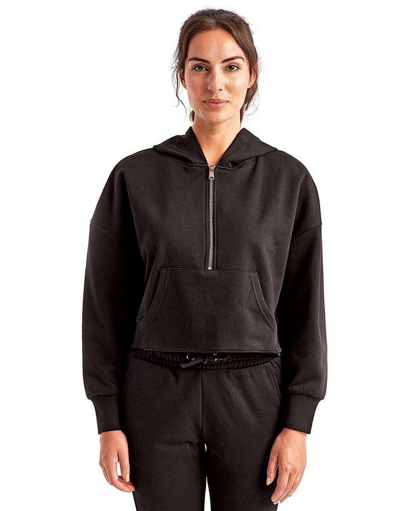 TriDri TD077 - Women's Alice Half-Zip Hooded Sweatshirt