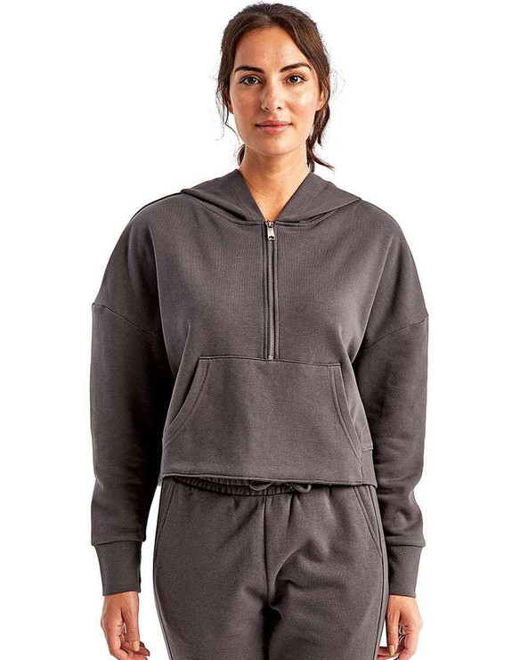 TriDri TD077 - Women's Alice Half-Zip Hooded Sweatshirt