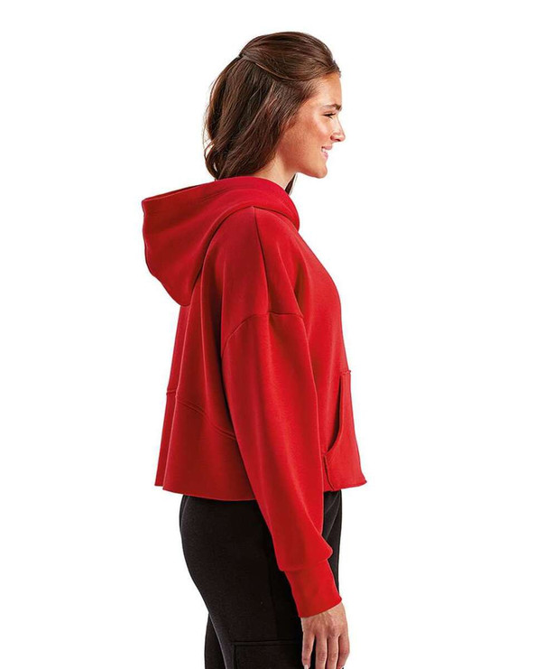 TriDri TD077 - Sudadera con capucha y media cremallera Alice, mujer