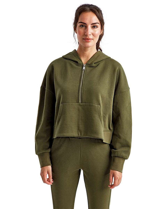 TriDri TD077 - Women's Alice Half-Zip Hooded Sweatshirt