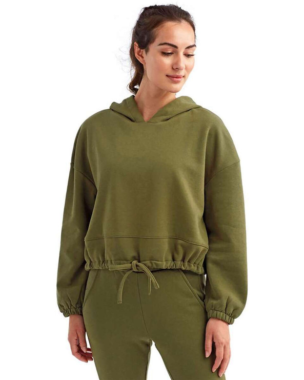 TriDri TD085 - Sudadera con capucha Cropped Maria para mujer