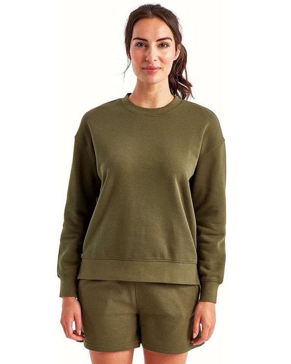 TriDri TD600 - Sudadera con cremallera lateral Billie, mujer