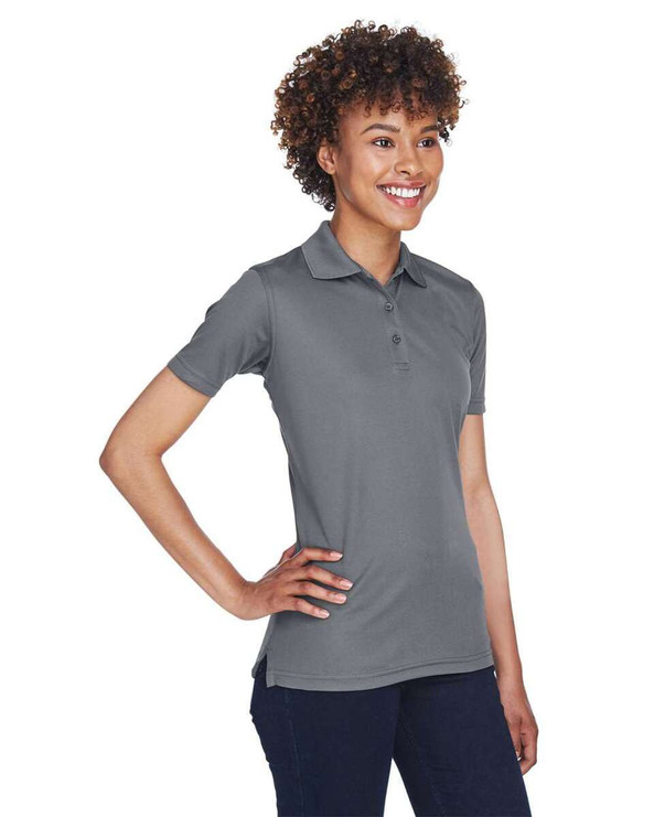 UltraClub 8210L - Polo de mujer Cool &amp; Dry Mesh Piqué