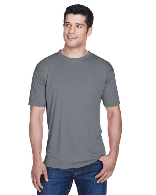 UltraClub 8420 - Camiseta de hombre Cool &amp; Dry Sport Performance Interlock