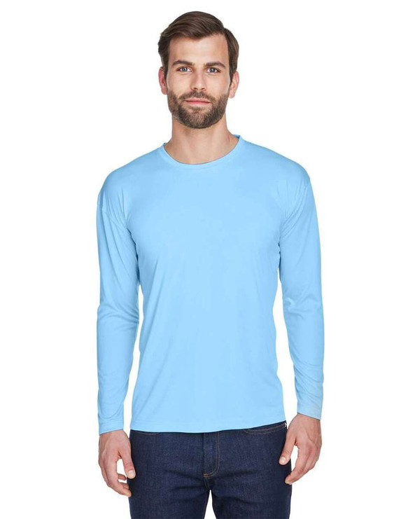UltraClub 8422 - Men's Cool & Dry Sport Long Sleeve Performance Interlock T-Shirt