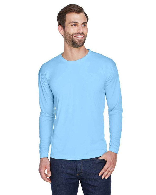 UltraClub 8422 - Men's Cool & Dry Sport Long Sleeve Performance Interlock T-Shirt