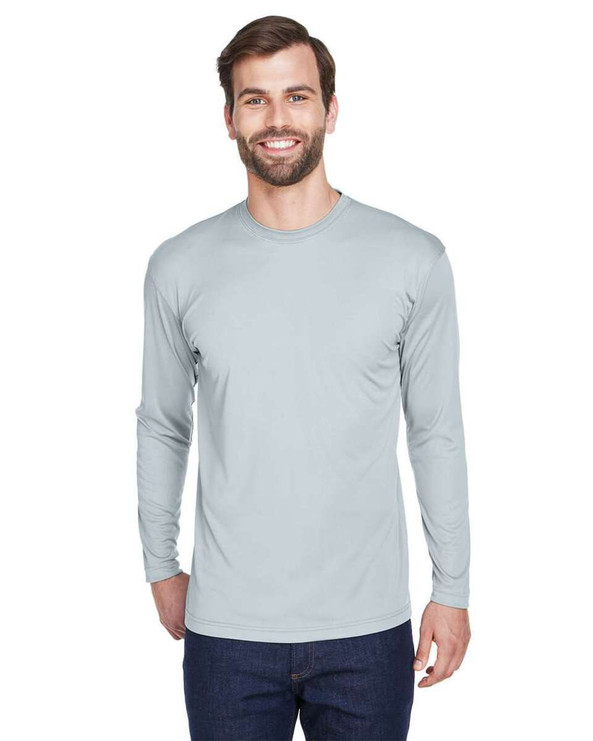 UltraClub 8422 - Men's Cool & Dry Sport Long Sleeve Performance Interlock T-Shirt