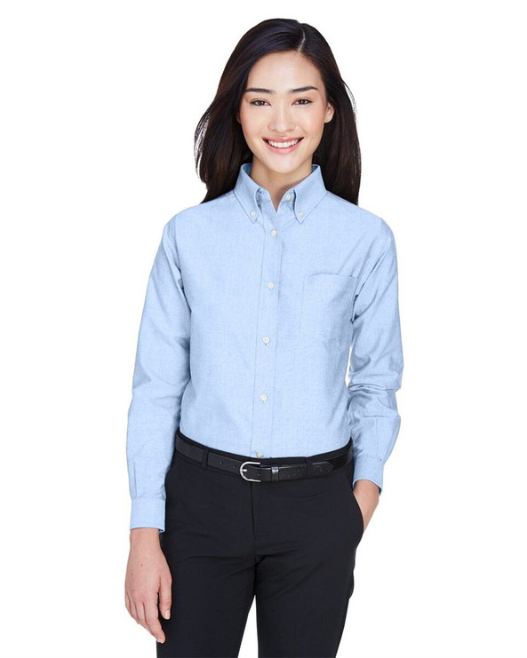 UltraClub 8990 - Women's Classic Wrinkle-Resistant Oxford Shirt