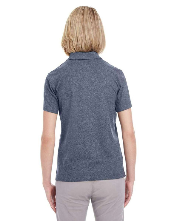 UltraClub UC100W - Women's Heathered Pique Polo