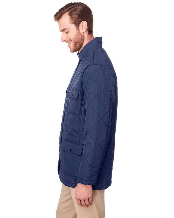 UltraClub UC708 - Men's Dawson Quilted Hacking Jacket
