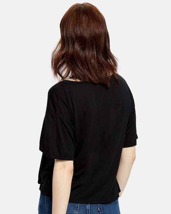 US Blanks US309 - Women's Boxy Open Neck Tee