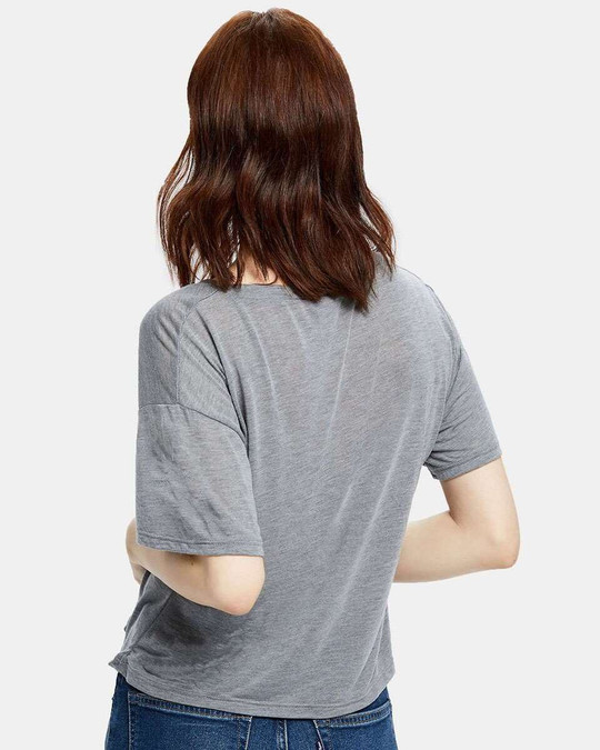 US Blanks US309 - Women's Boxy Open Neck Tee