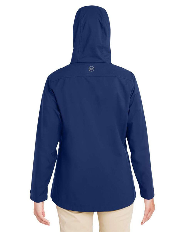 vineyard vines O001805 - Chaqueta impermeable para mujer