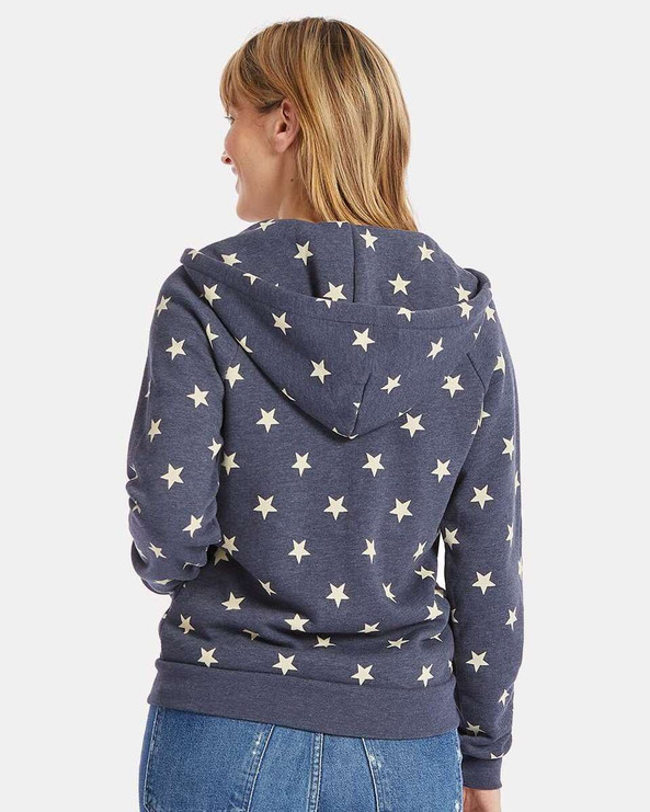 Alternative 9573 - Ladies' Eco-Fleece Adrian Full-Zip Hooded Sweatshirt