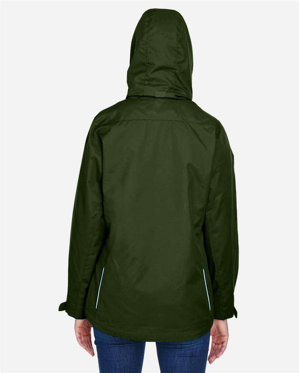 CORE365 78205 - Ladies Region 3-in-1 Jacket with Fleece Liner