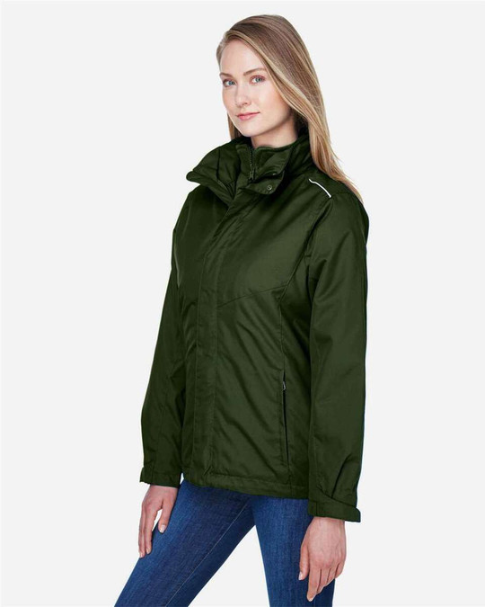 CORE365 78205 - Veste 3-en-1 pour dames Region avec doublure en polaire