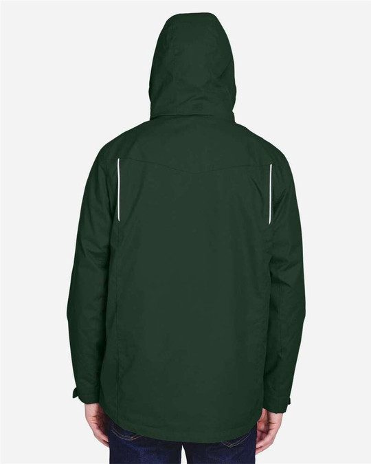 CORE365 88205 - Veste 3-en-1 pour hommes Region avec doublure en polaire