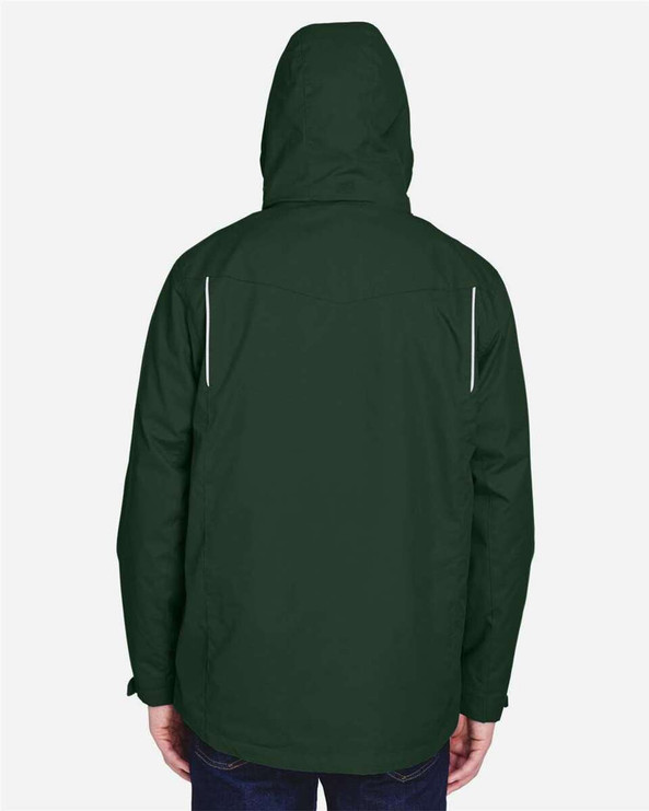 CORE365 88205 - Men's Region 3-in-1 Jacket with Fleece Liner