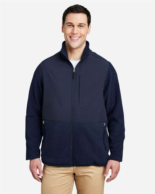CORE365 CE890 - Chaqueta Híbrida con Cremallera Completa para Hombre Journey Summit