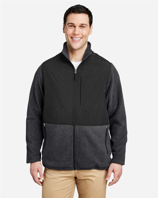 CORE365 CE890 - Chaqueta Híbrida con Cremallera Completa para Hombre Journey Summit