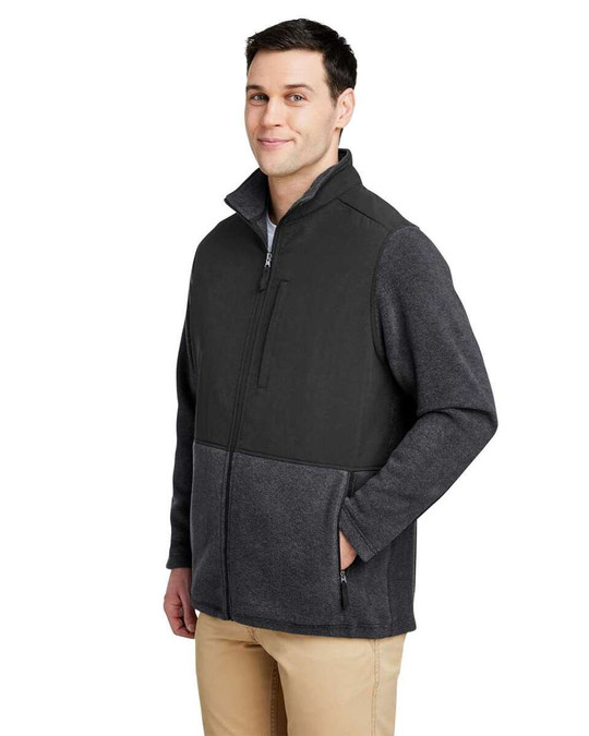 CORE365 CE890 - Chaqueta Híbrida con Cremallera Completa para Hombre Journey Summit