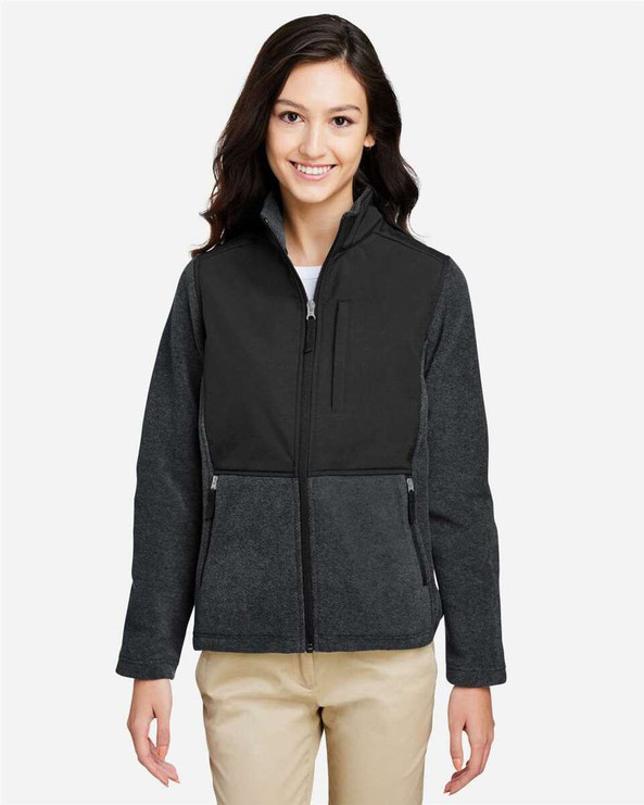 Core365 CE890W - Ladies Journey Summit Hybrid Full-Zip