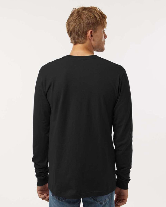 M&O 4501 - T-Shirt à manches longues en jersey fin