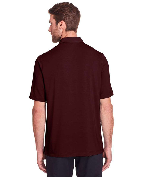 North End NE100 - Polo de rendimiento elástico con botones a presión para hombre JAQ
