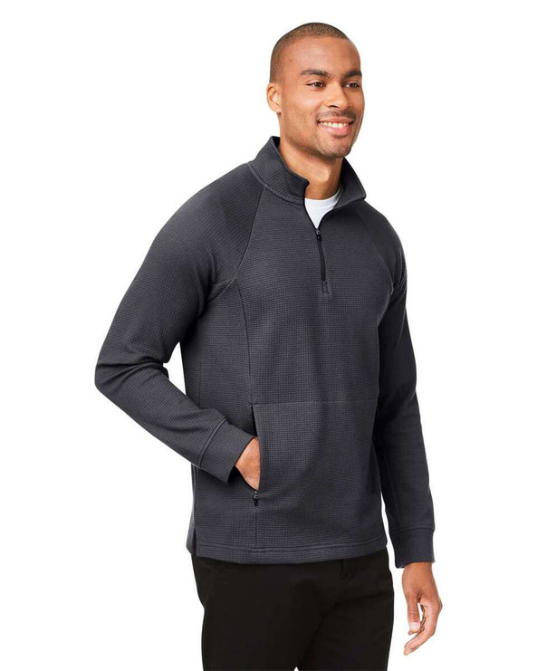 North End NE200 - Men's Rhythm Waffle Quarter-Zip Pullover