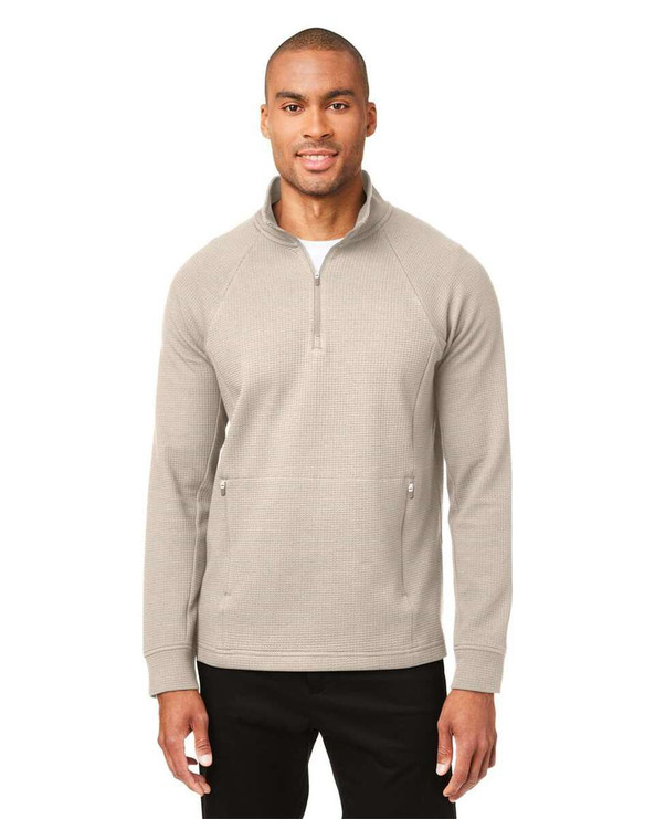 North End NE200 - Men's Rhythm Waffle Quarter-Zip Pullover