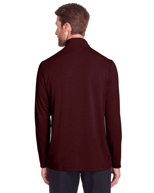 North End NE400 - Pulóver de rendimiento elástico con broches para hombre JAQ